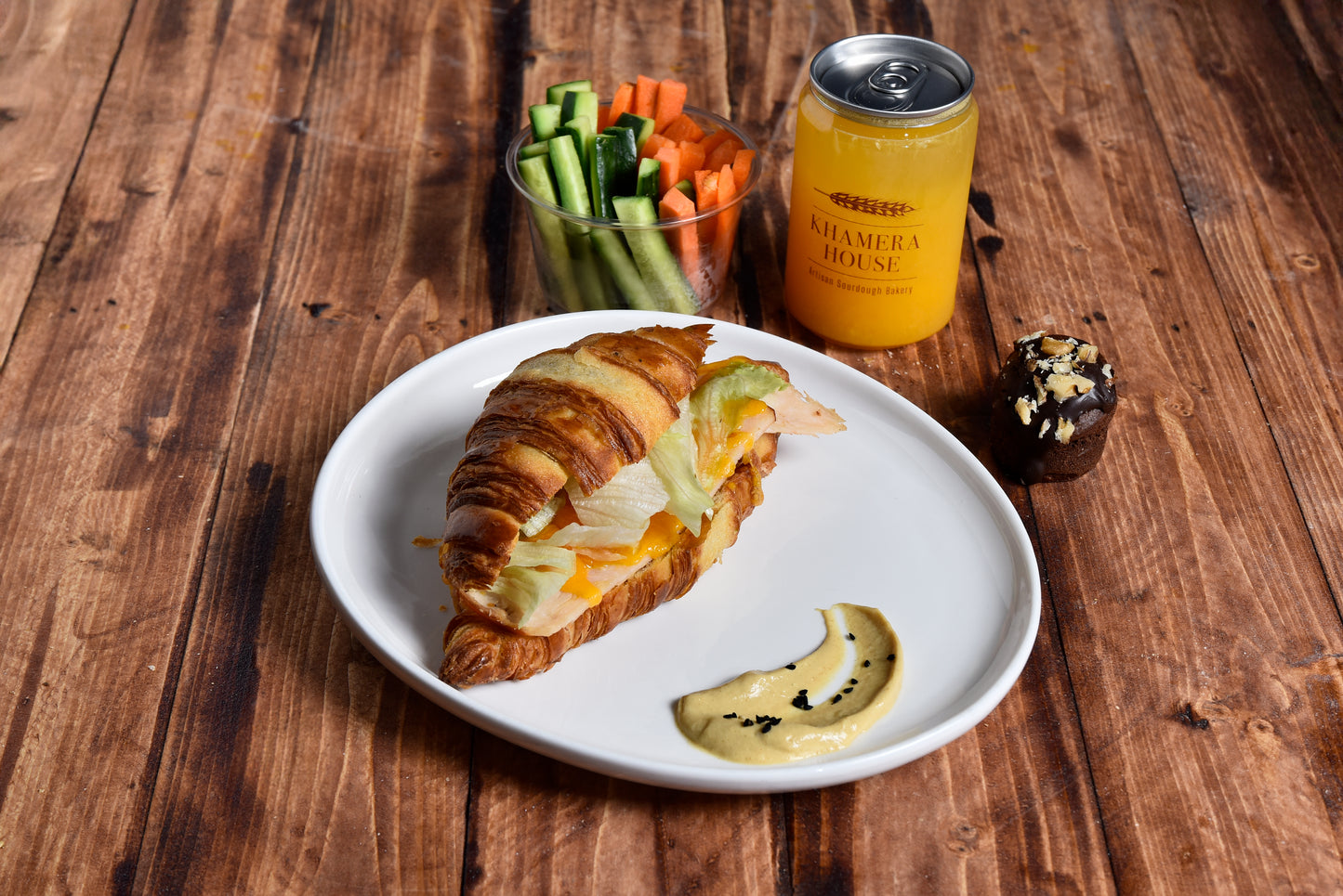 School Croissant Turkey Meal