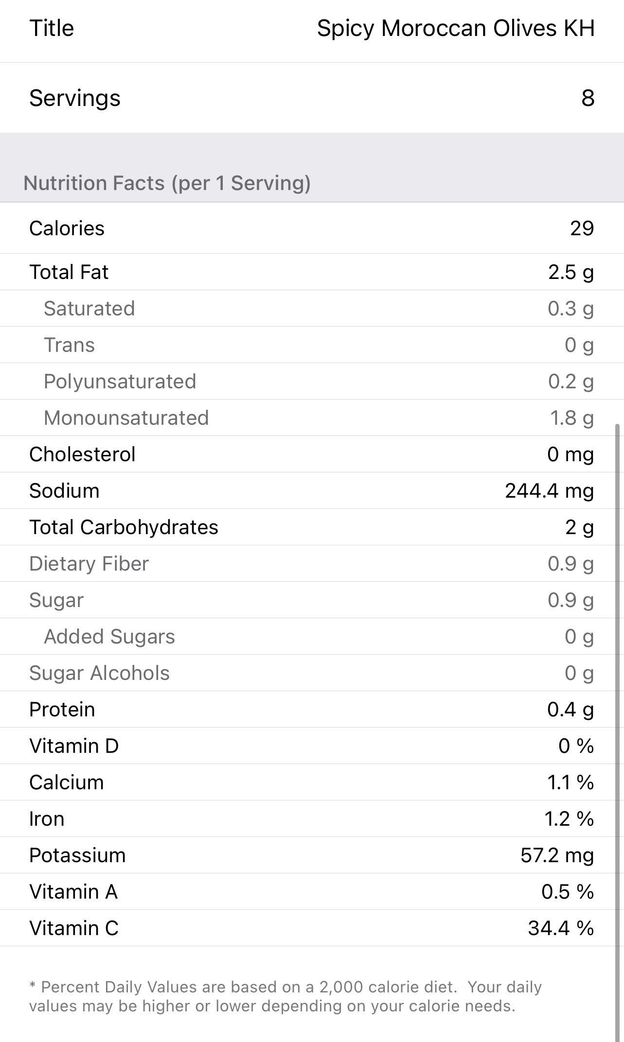 زيتون بالخلطة المغربية