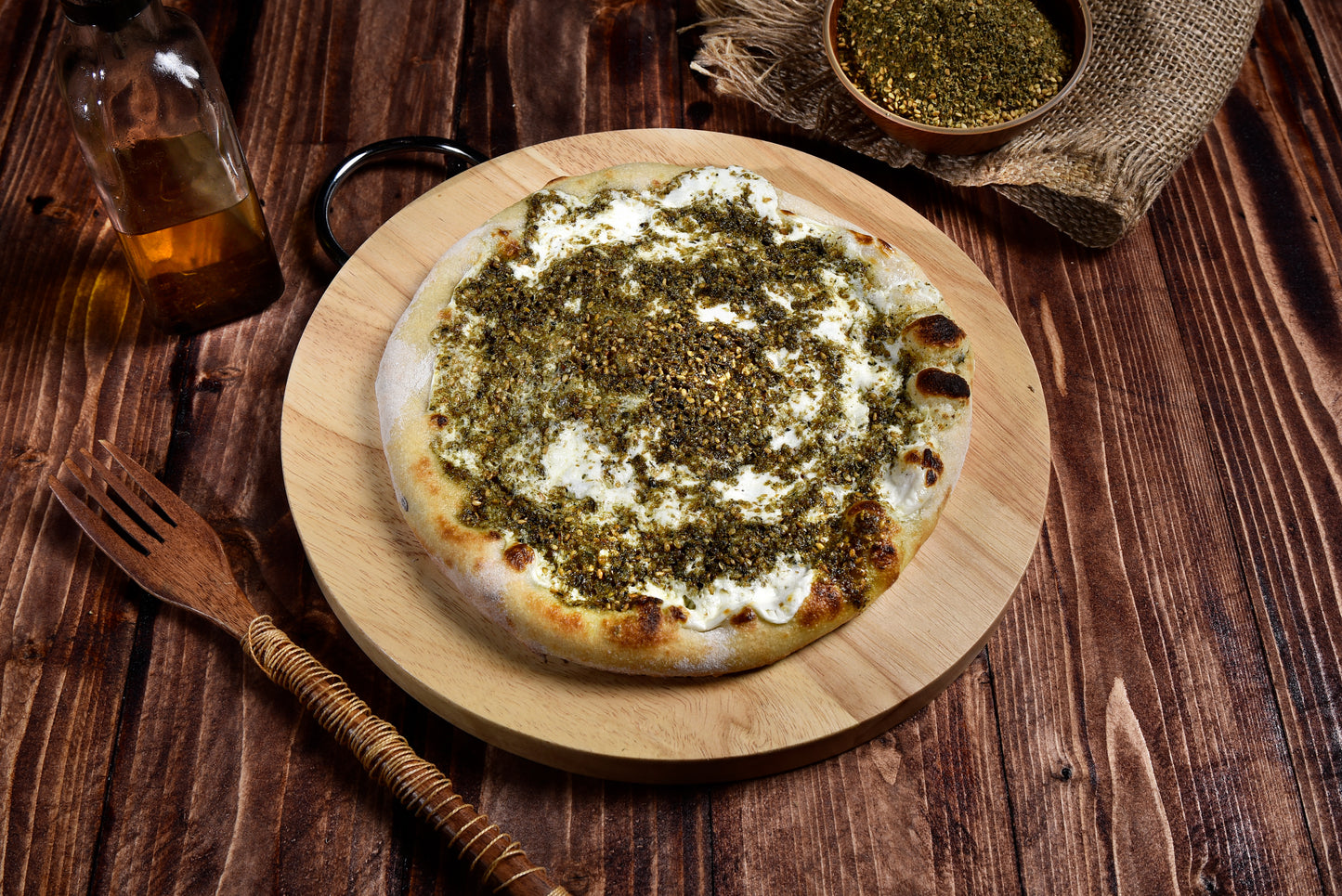 فطيرة لبنه زعتر