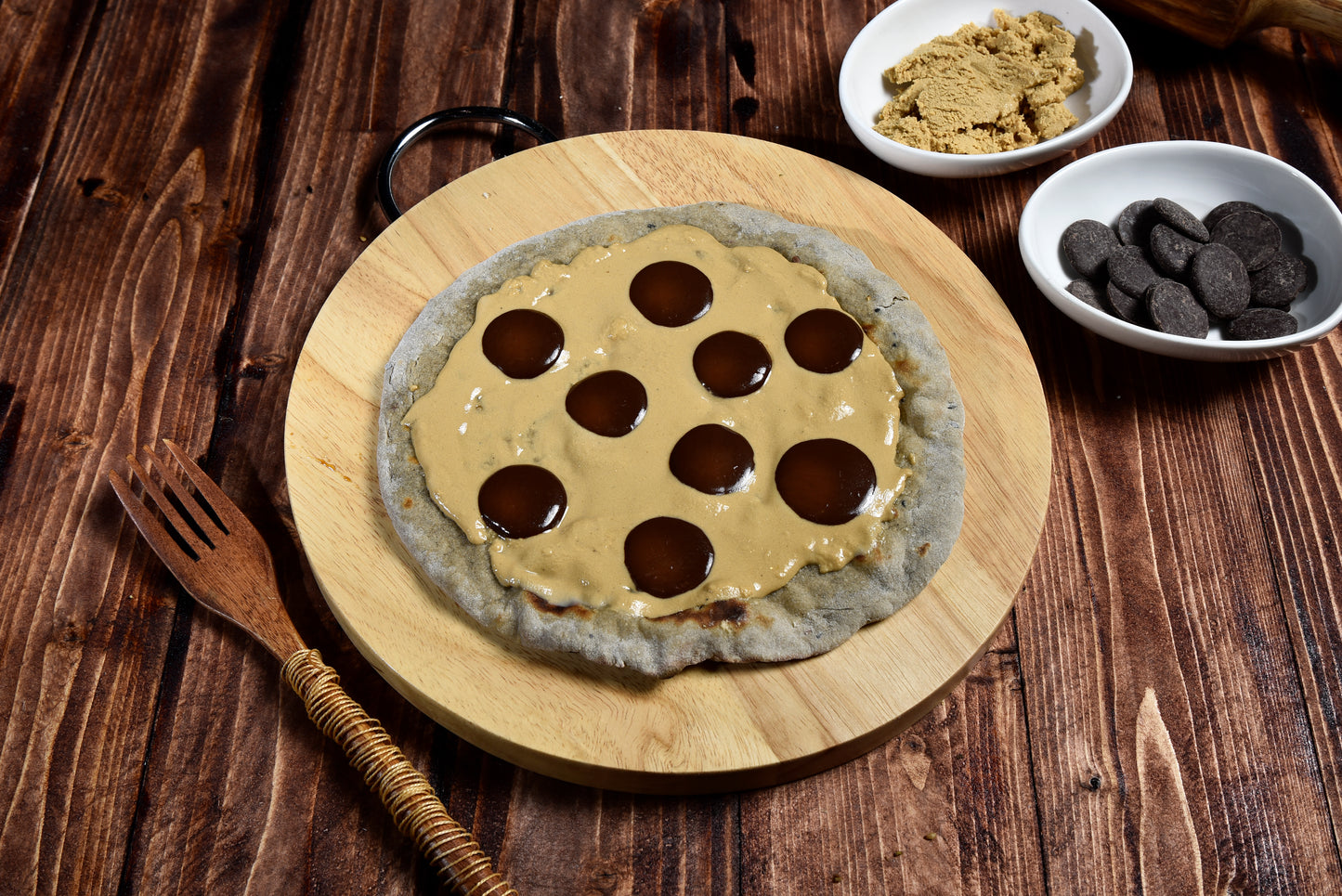 فطيرة رهش بالشكولاتة دخن