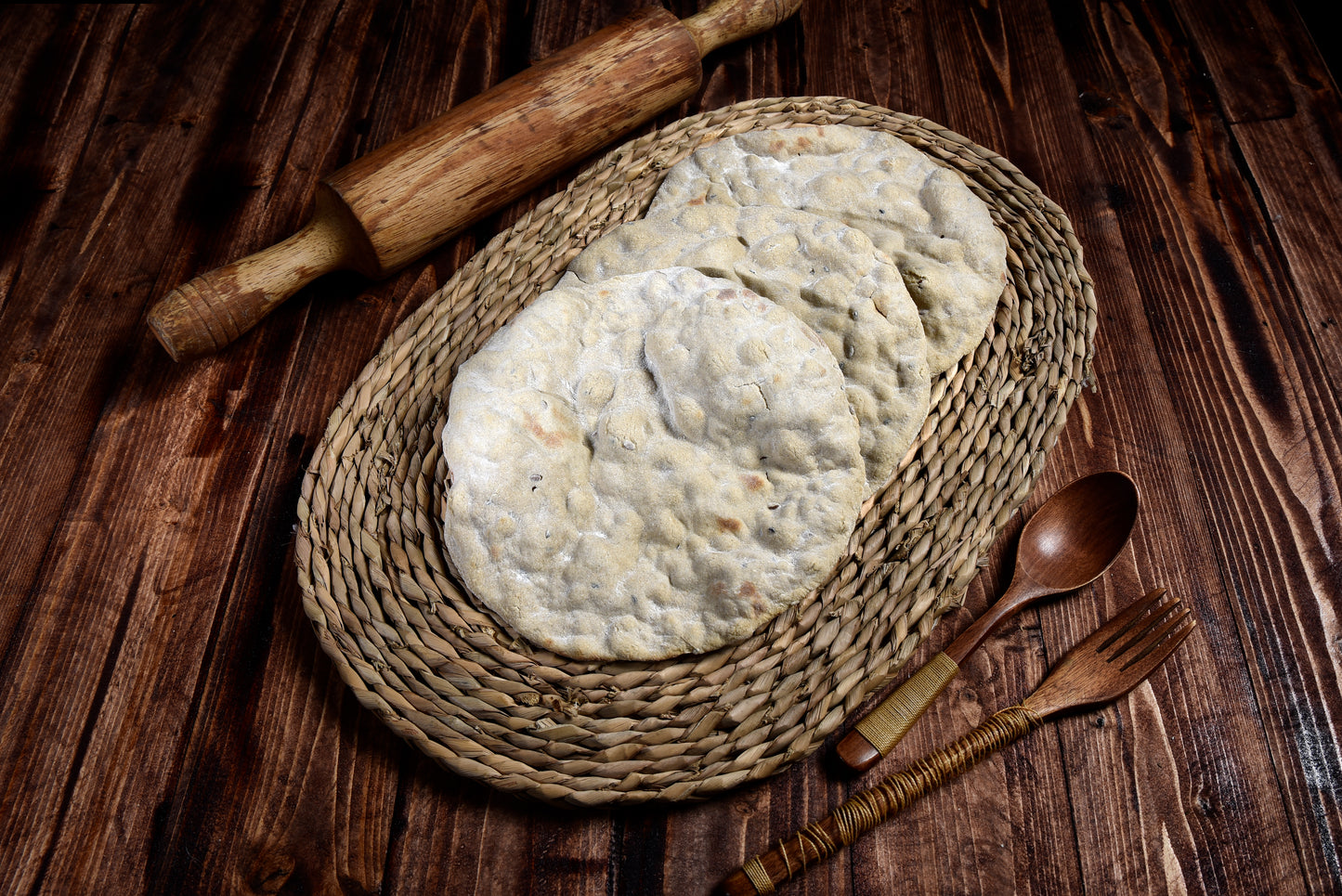 خبز عربي دخن