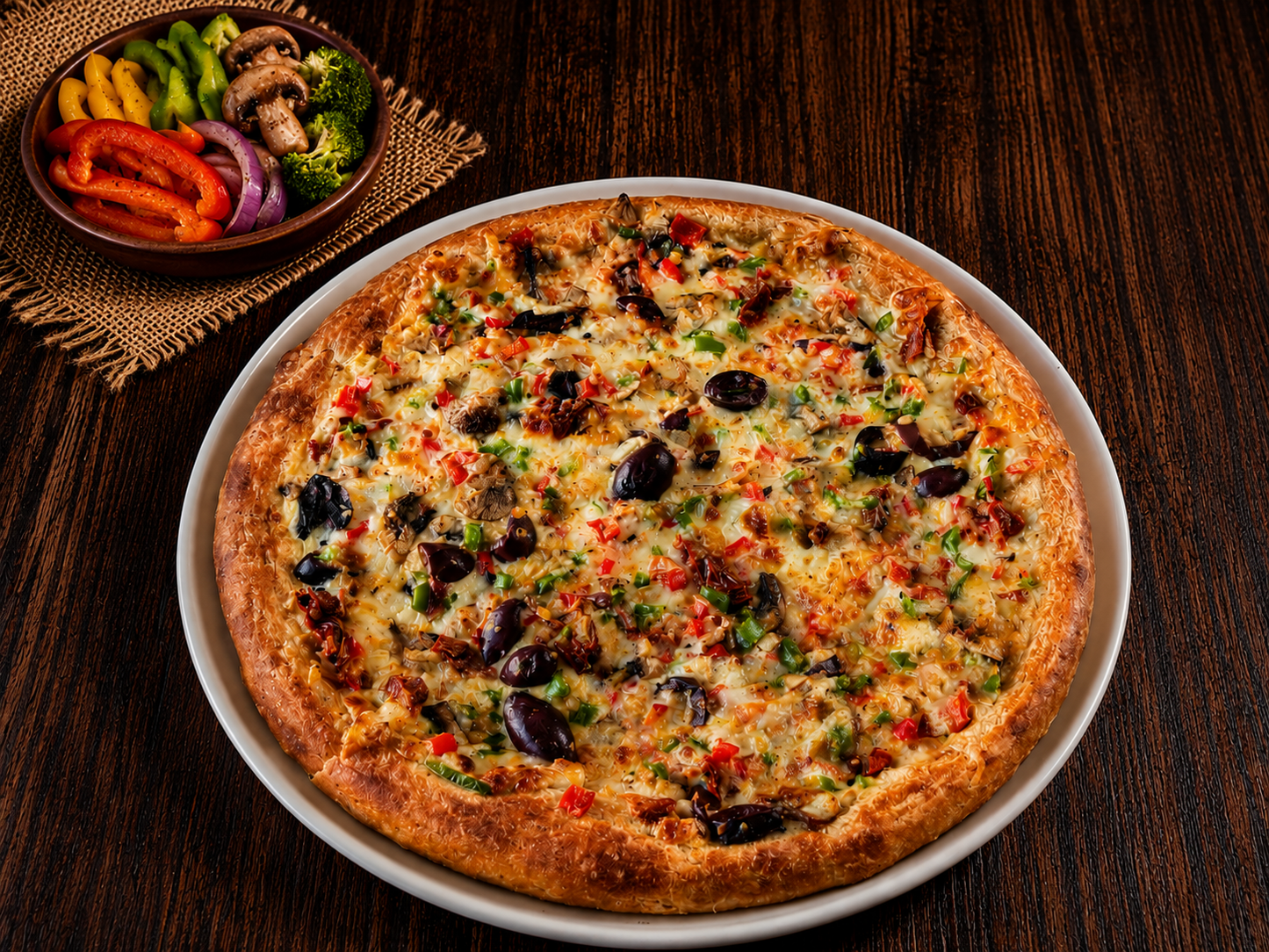 Meshaltet Vegetables Pizza