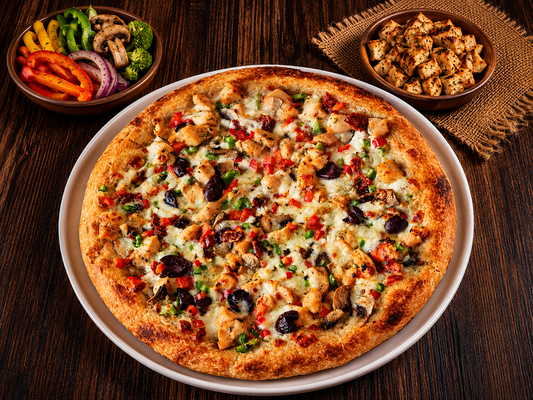 Meshaltet Chicken Pizza