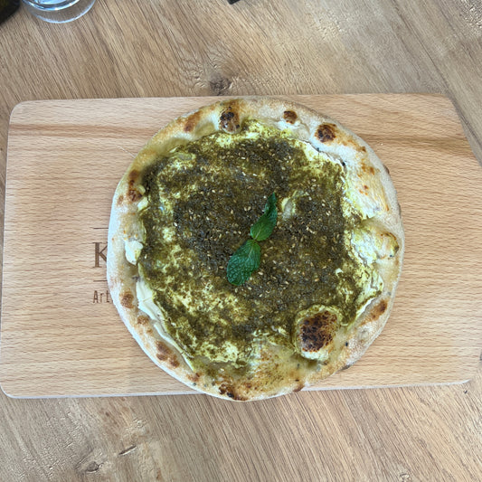 Millet Labnah Zaatar Pie