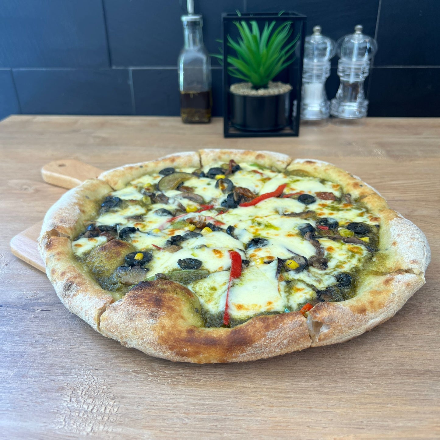 Millet Pesto Vegetarian Pizza