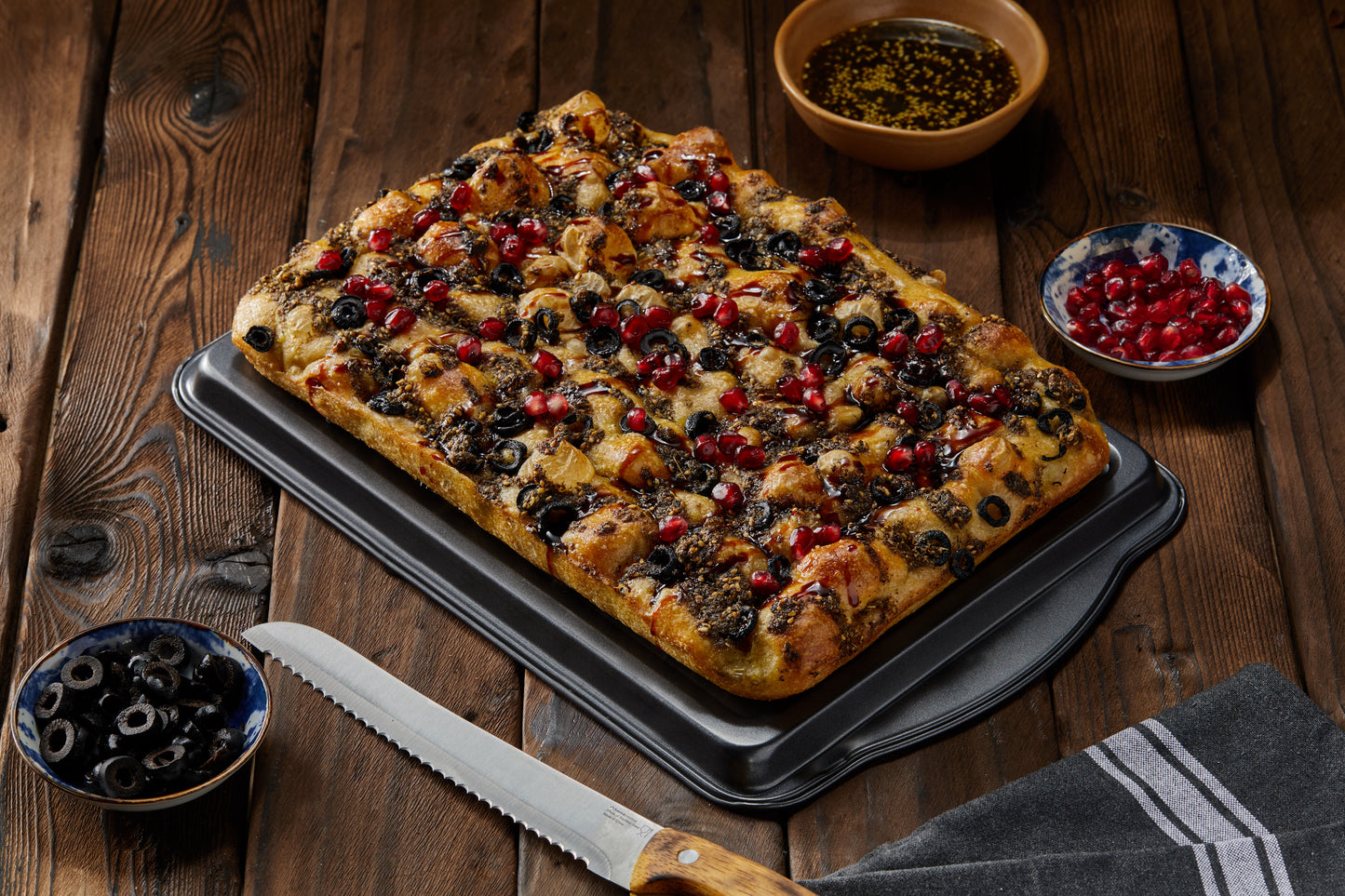 Sourdough Focaccia with Zaatar Mix