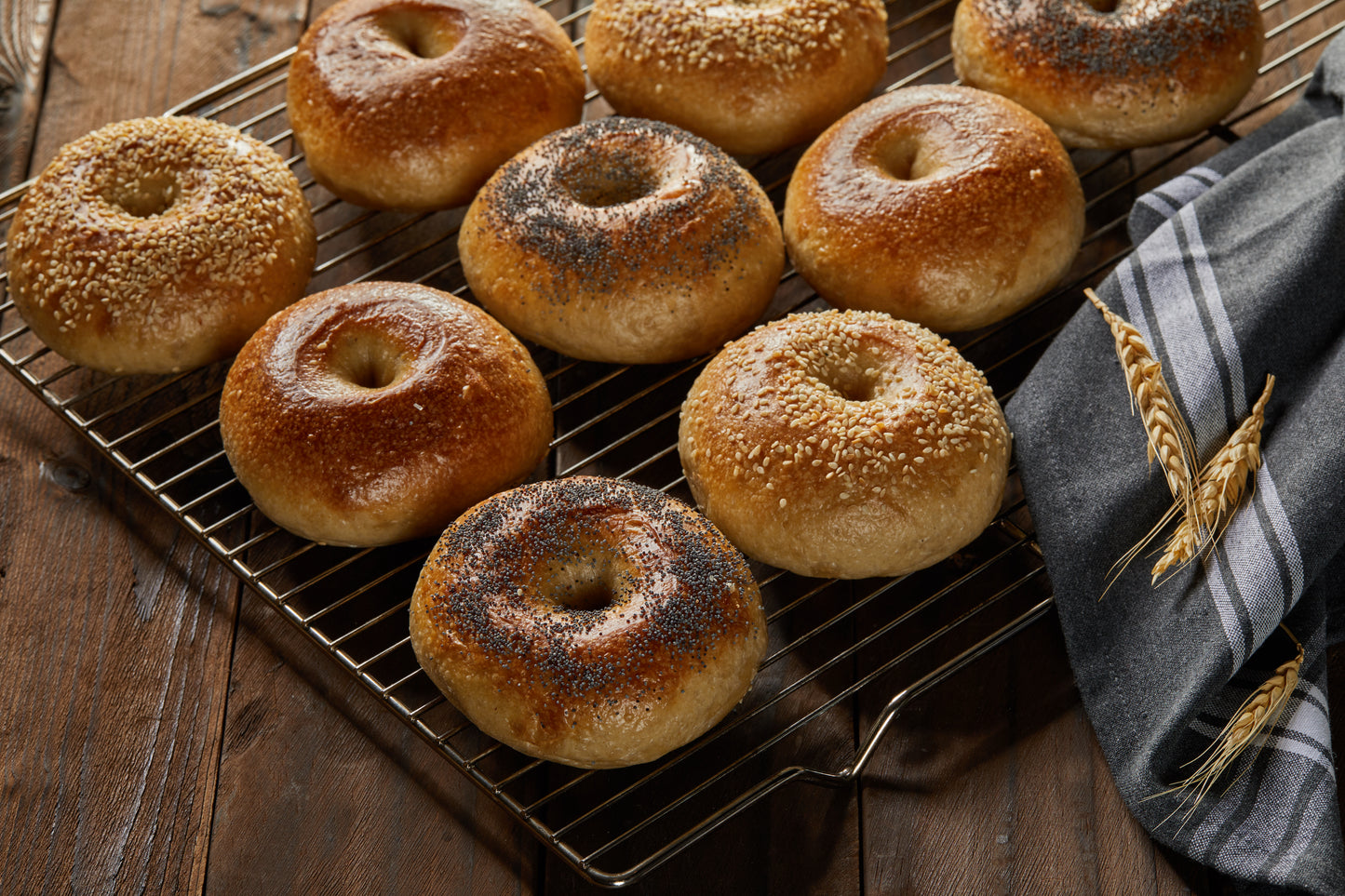 Poppy Seeds Bagel( 2 PCS)